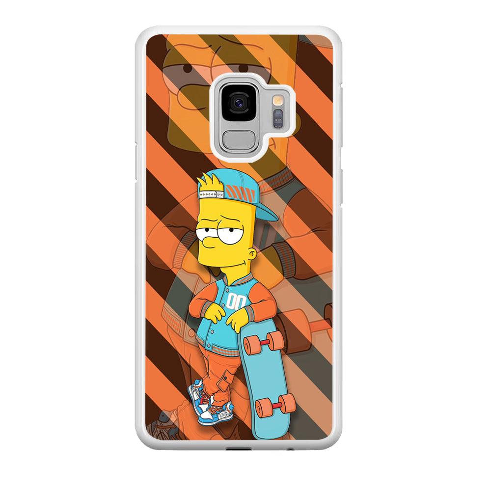 Bart Skater on Duty Samsung Galaxy S9 Case-Oxvistore