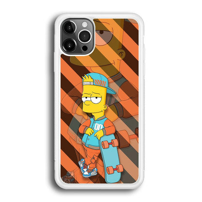 Bart Skater on Duty iPhone 12 Pro Case-Oxvistore