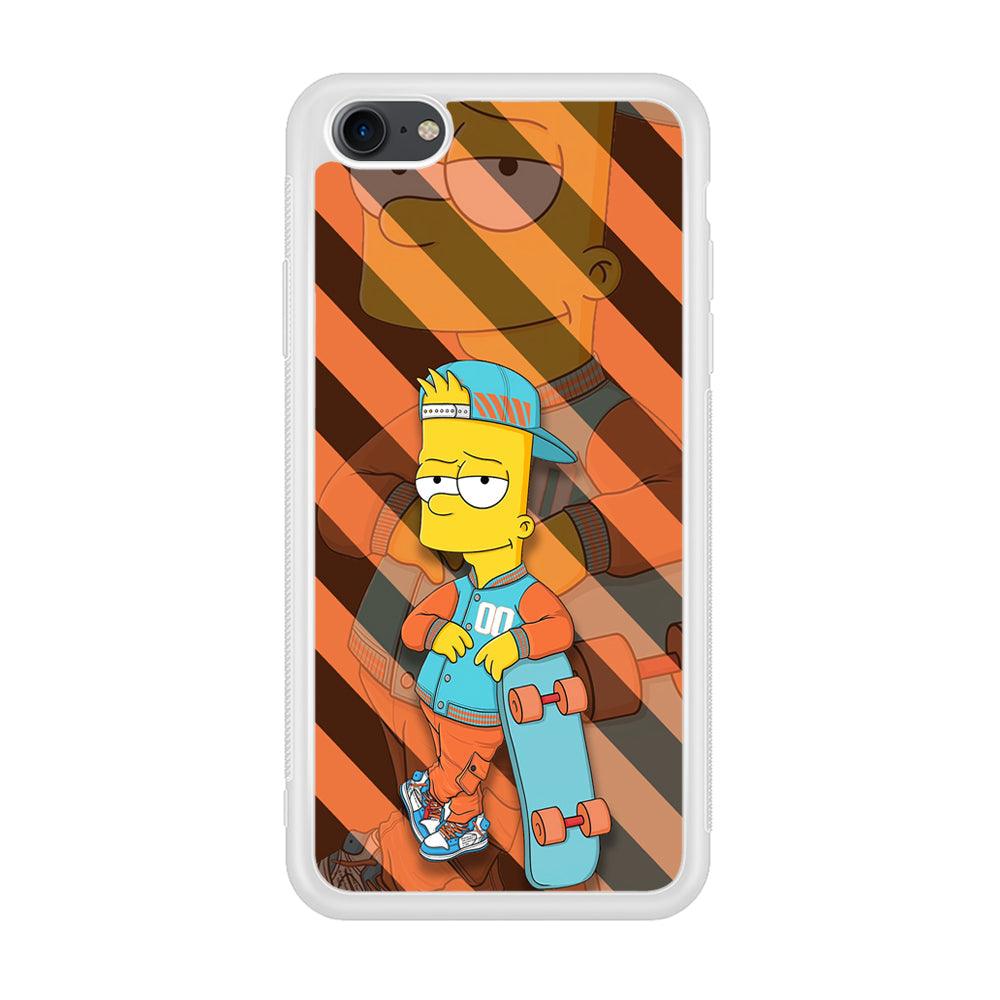 Bart Skater on Duty iPhone 8 Case-Oxvistore