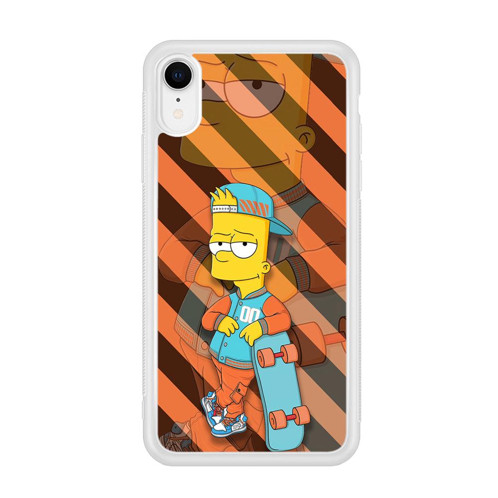 Bart Skater on Duty iPhone XR Case-Oxvistore