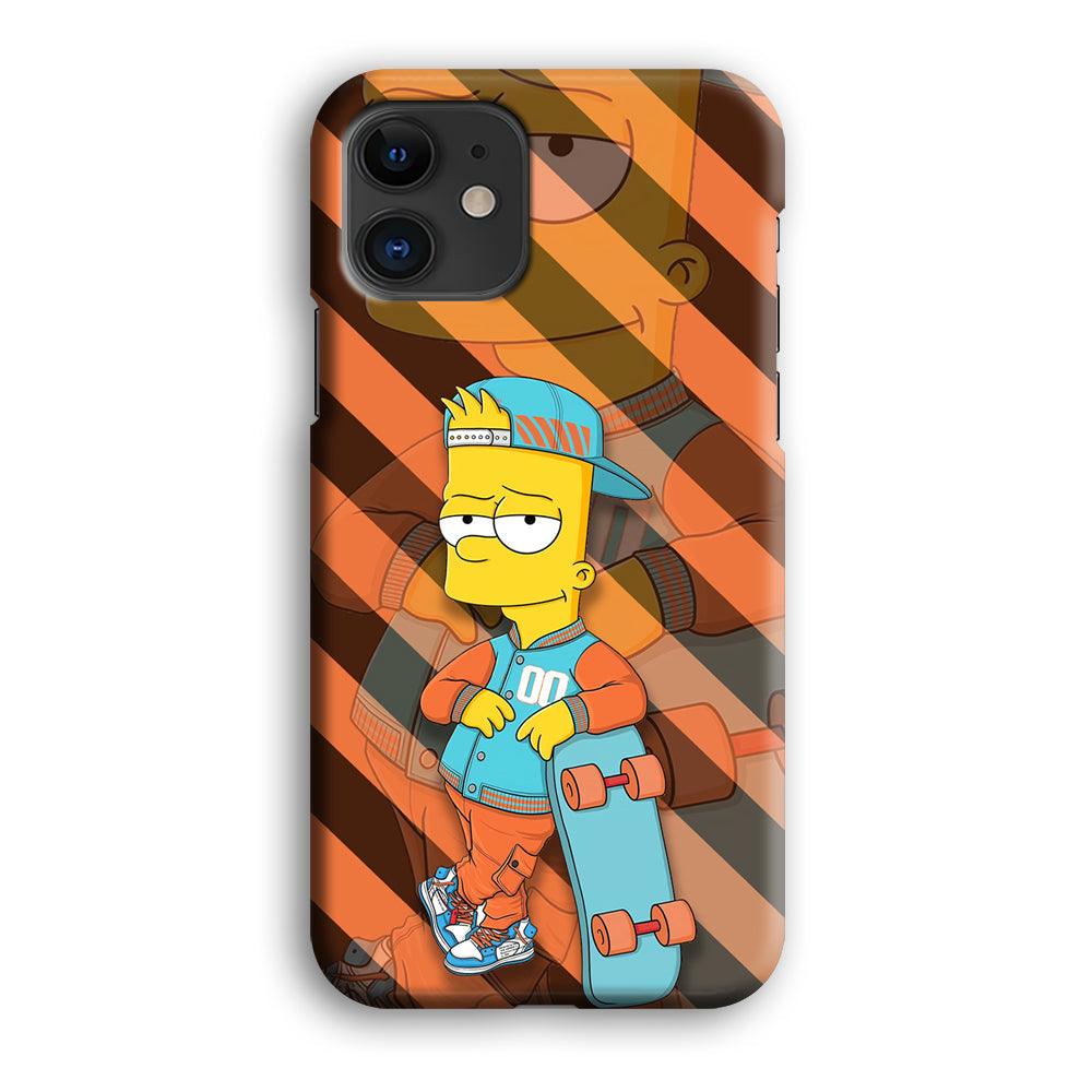 Bart Skater on Duty iPhone 12 Case-Oxvistore