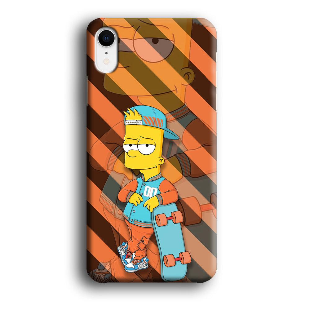 Bart Skater on Duty iPhone XR Case-Oxvistore