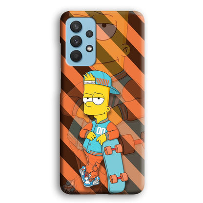 Bart Skater on Duty Samsung Galaxy A32 Case-Oxvistore