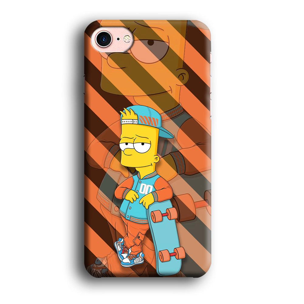 Bart Skater on Duty iPhone 8 Case-Oxvistore