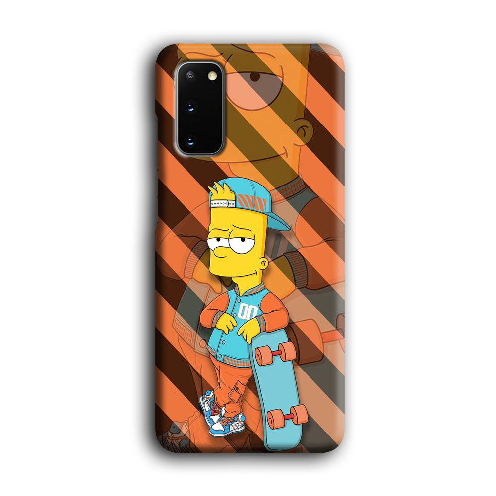 Bart Skater on Duty Samsung Galaxy S20 Case-Oxvistore