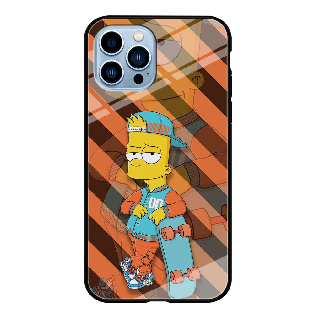 Bart Skater on Duty iPhone 14 Pro Case-Oxvistore