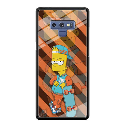 Bart Skater on Duty Samsung Galaxy Note 9 Case-Oxvistore