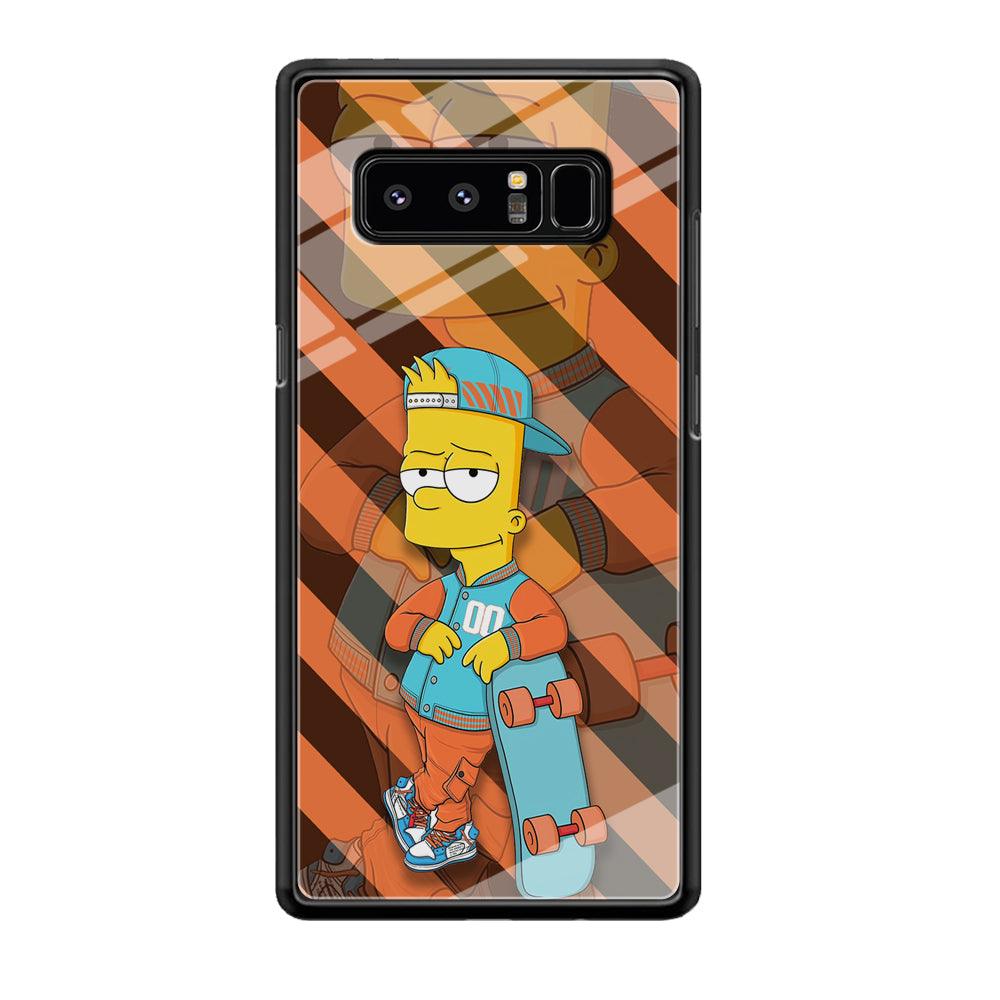 Bart Skater on Duty Samsung Galaxy Note 8 Case-Oxvistore