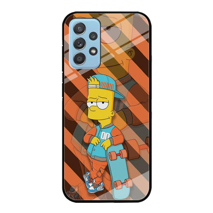 Bart Skater on Duty Samsung Galaxy A52 Case-Oxvistore