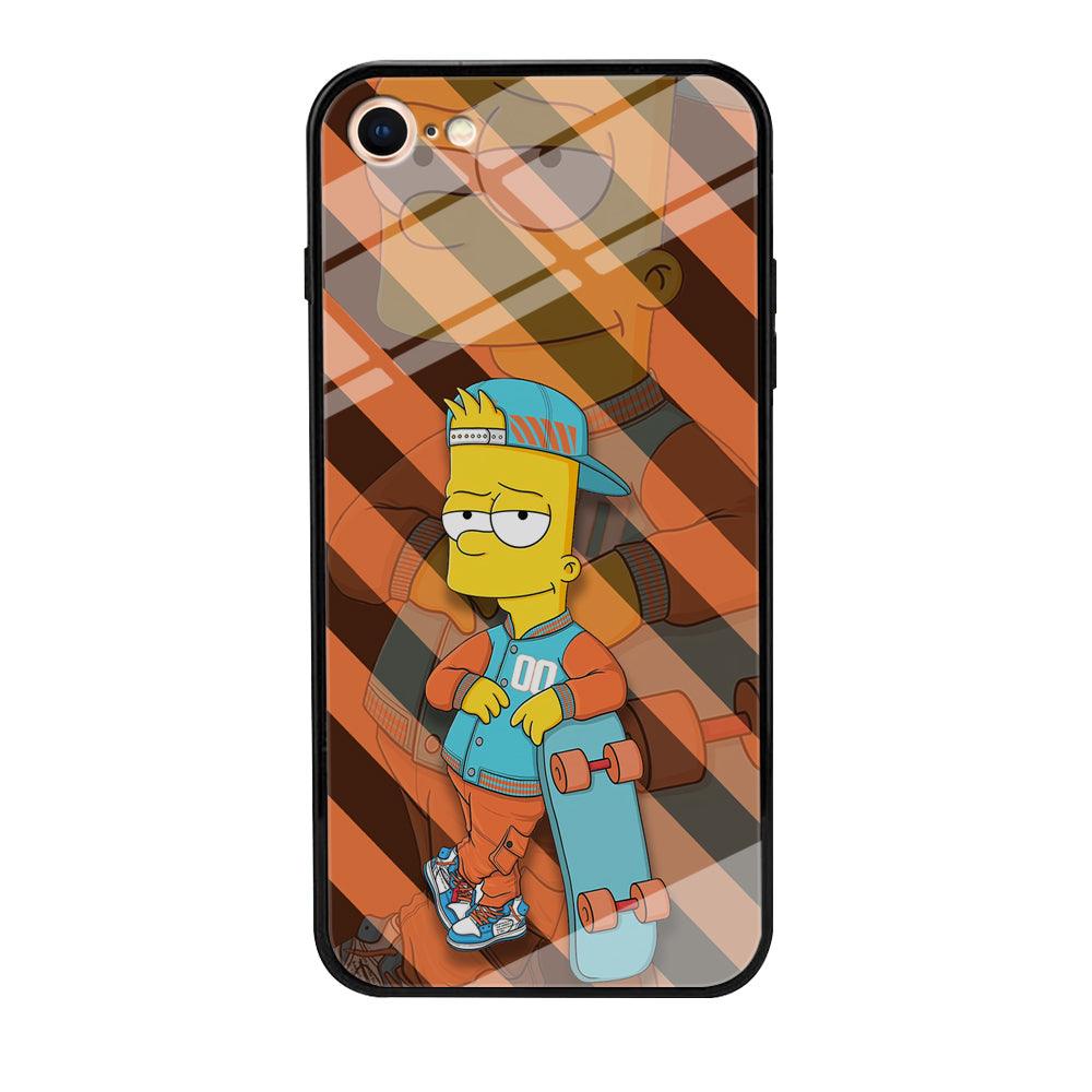 Bart Skater on Duty iPhone 8 Case-Oxvistore