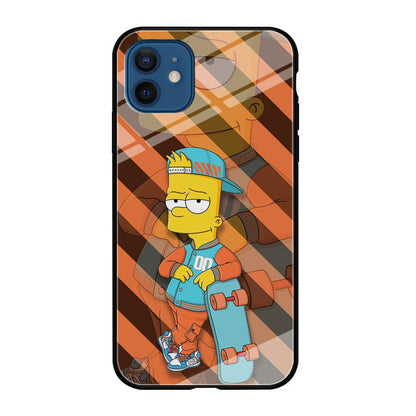 Bart Skater on Duty iPhone 12 Case-Oxvistore