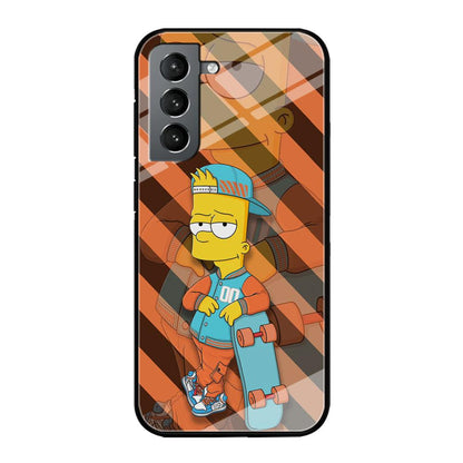 Bart Skater on Duty Samsung Galaxy S21 Case-Oxvistore