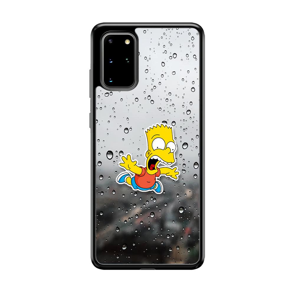 Bart Sticker Fall Scene Samsung Galaxy S20 Plus Case-Rubber Black (2D Case)-Oxvistore