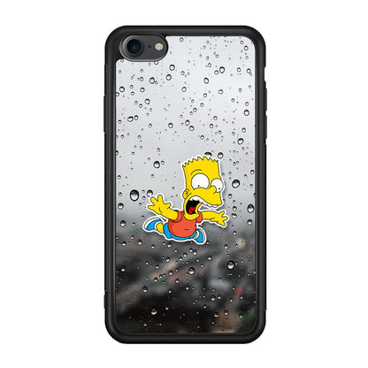 Bart Sticker Fall Scene iPhone 8 Case-Oxvistore