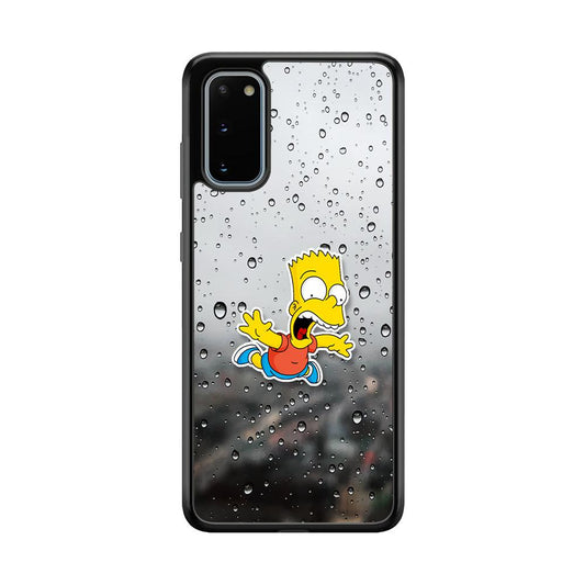 Bart Sticker Fall Scene Samsung Galaxy S20 Case-Oxvistore