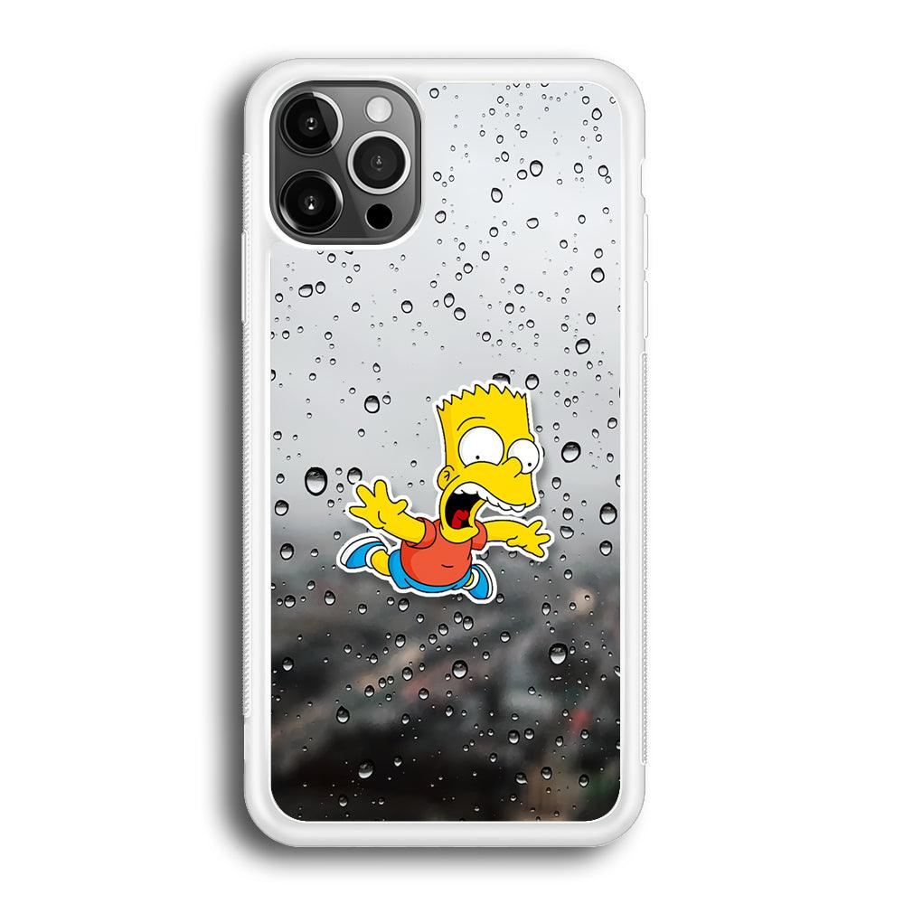 Bart Sticker Fall Scene iPhone 12 Pro Case-Oxvistore