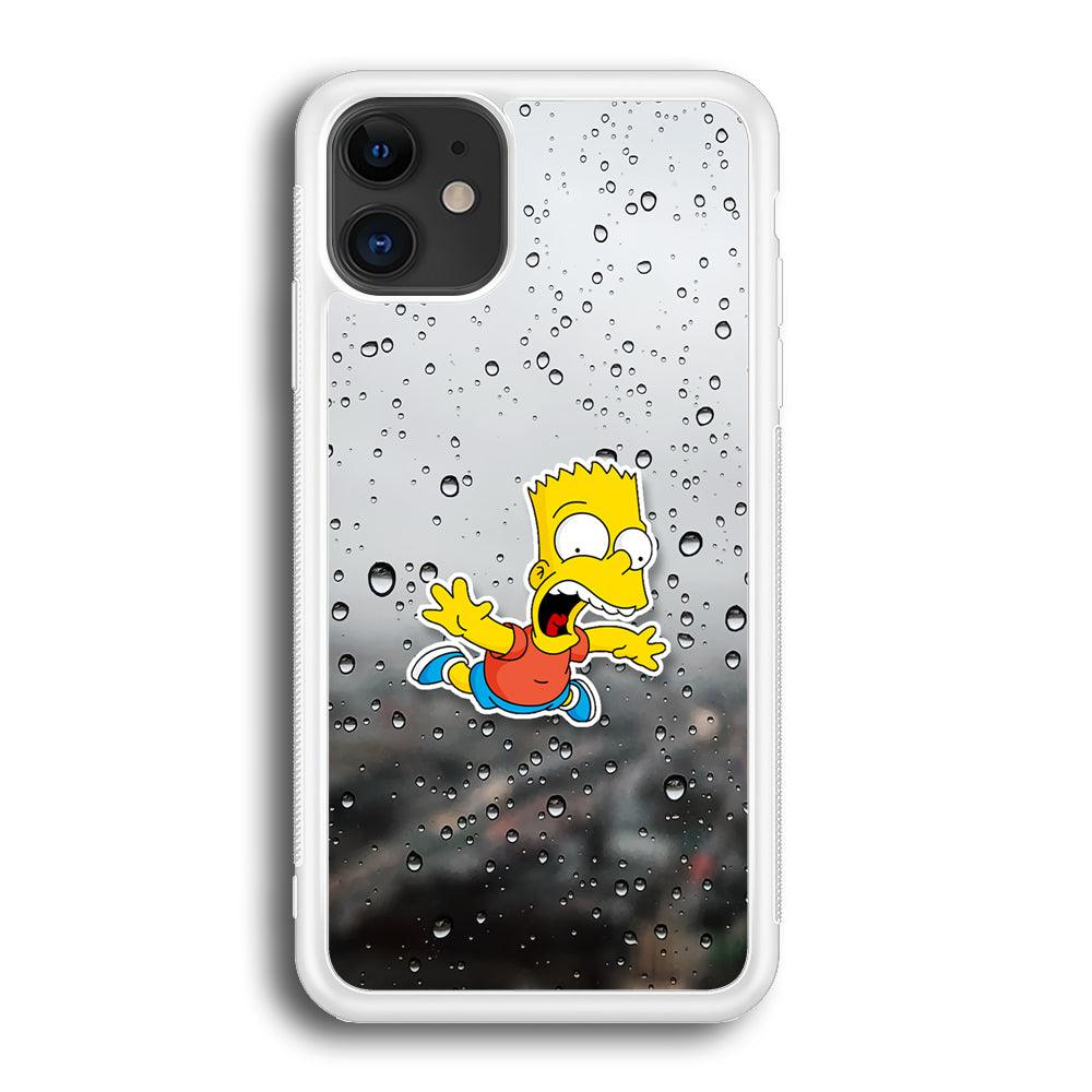 Bart Sticker Fall Scene iPhone 12 Case-Oxvistore