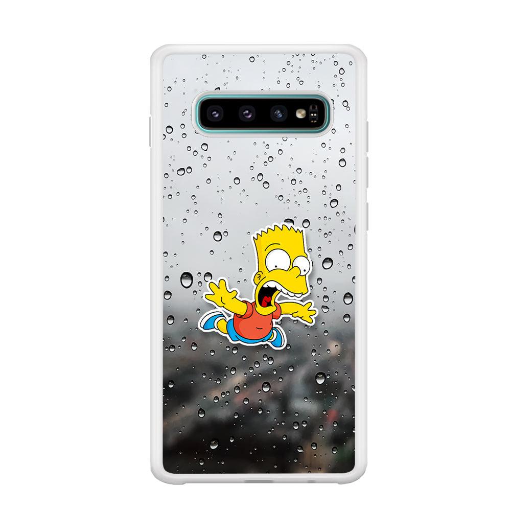 Bart Sticker Fall Scene Samsung Galaxy S10 Plus Case-Oxvistore