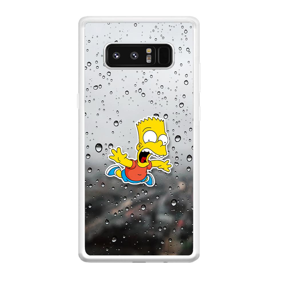 Bart Sticker Fall Scene Samsung Galaxy Note 8 Case-Oxvistore