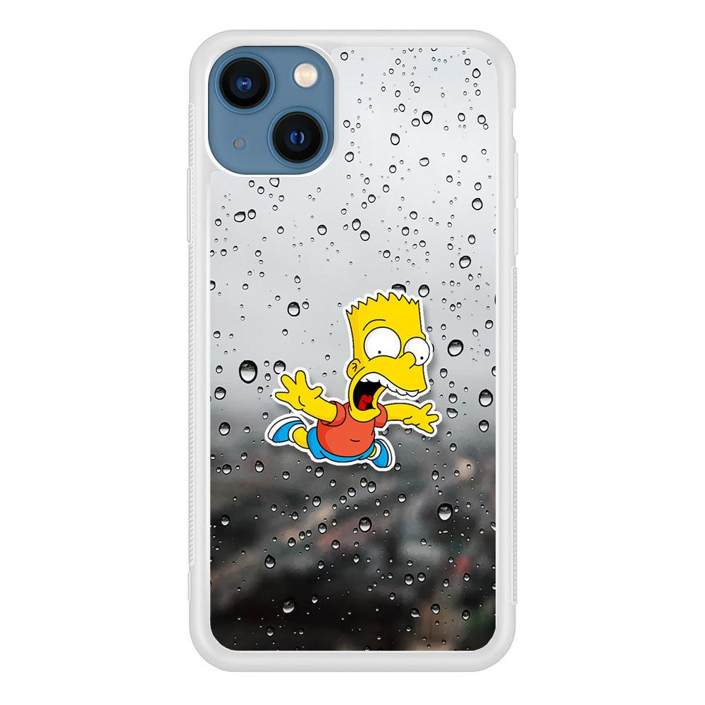 Bart Sticker Fall Scene iPhone 13 Case-Oxvistore