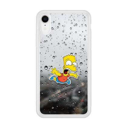 Bart Sticker Fall Scene iPhone XR Case-Oxvistore