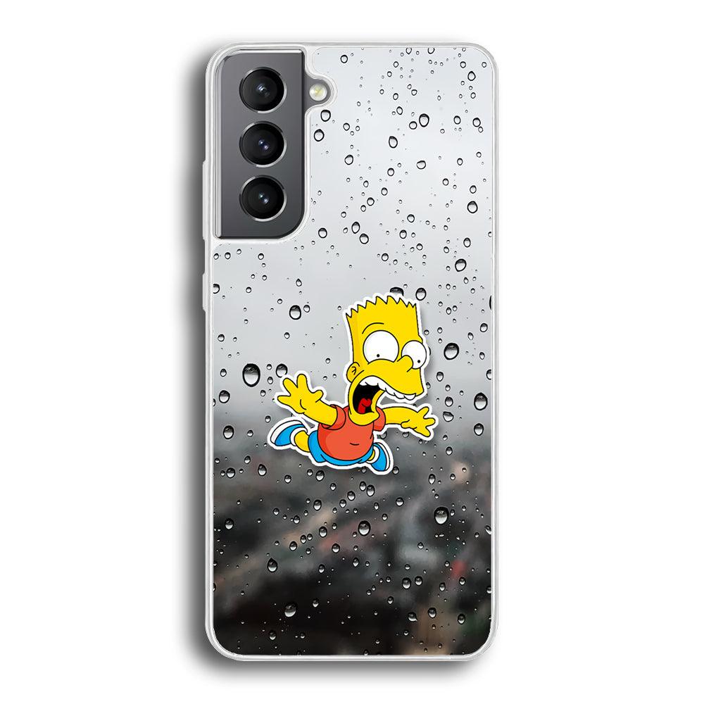 Bart Sticker Fall Scene Samsung Galaxy S21 Case-Oxvistore