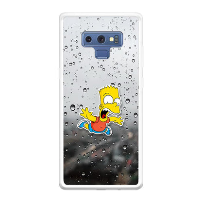 Bart Sticker Fall Scene Samsung Galaxy Note 9 Case-Oxvistore