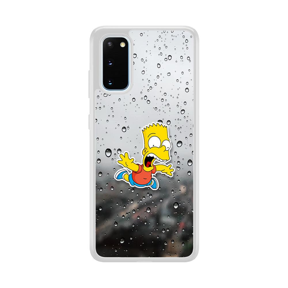 Bart Sticker Fall Scene Samsung Galaxy S20 Case-Oxvistore