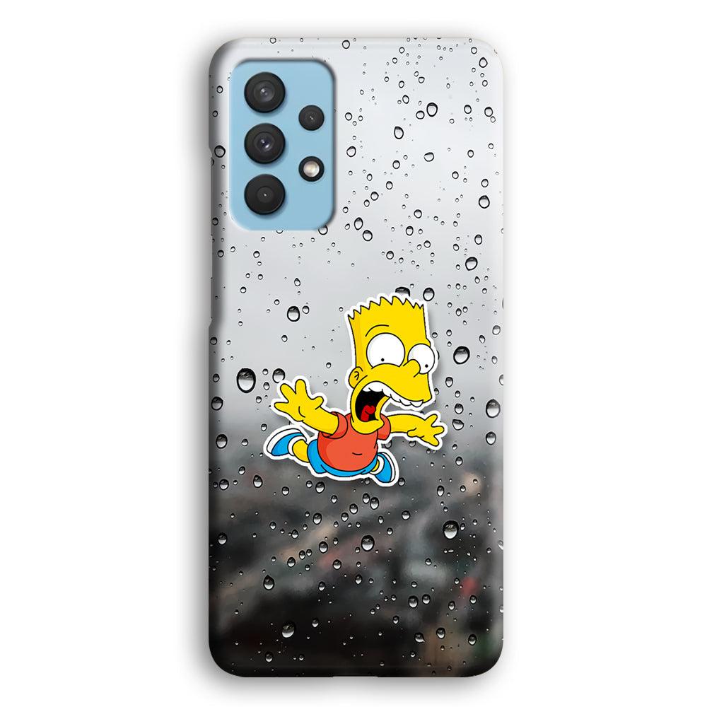 Bart Sticker Fall Scene Samsung Galaxy A32 Case-Oxvistore