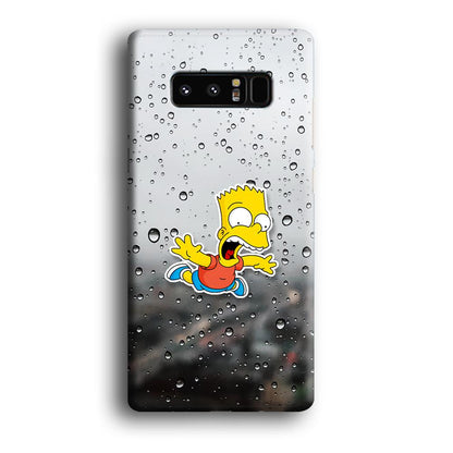 Bart Sticker Fall Scene Samsung Galaxy Note 8 Case-Oxvistore