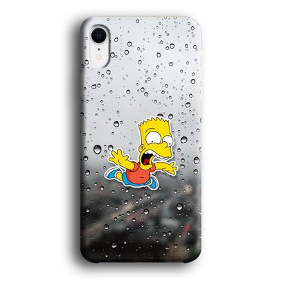 Bart Sticker Fall Scene iPhone XR Case-Oxvistore