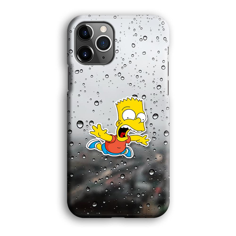 Bart Sticker Fall Scene iPhone 12 Pro Case-Oxvistore