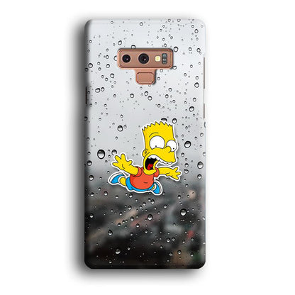 Bart Sticker Fall Scene Samsung Galaxy Note 9 Case-Oxvistore