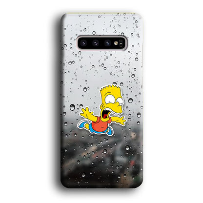 Bart Sticker Fall Scene Samsung Galaxy S10 Plus Case-Oxvistore