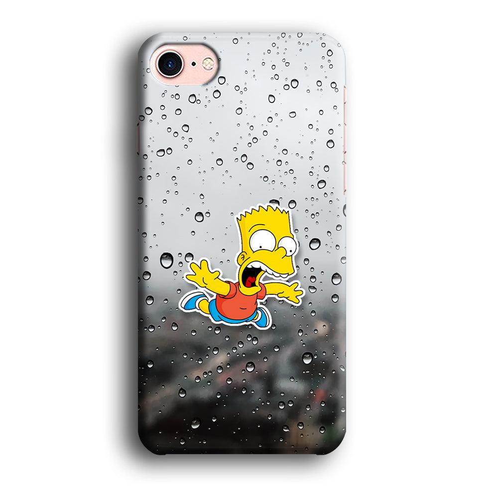 Bart Sticker Fall Scene iPhone 8 Case-Oxvistore