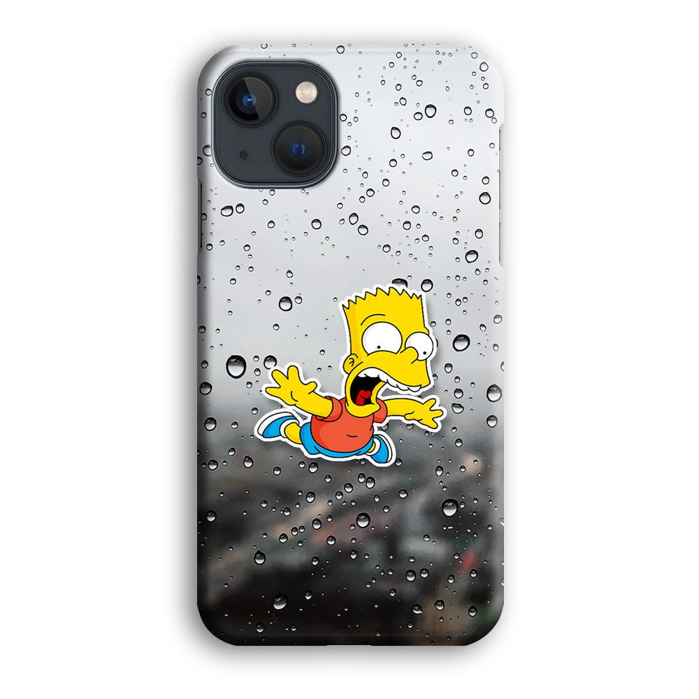 Bart Sticker Fall Scene iPhone 13 Case-Oxvistore