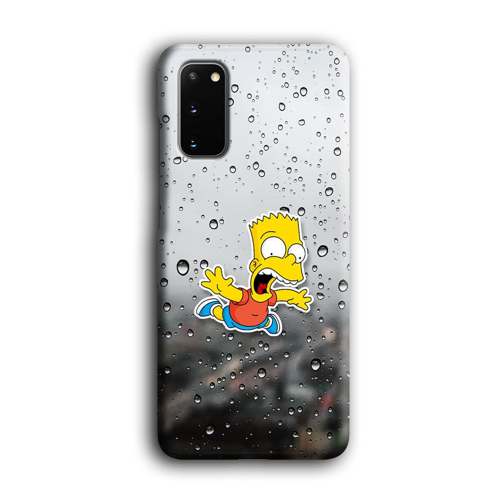 Bart Sticker Fall Scene Samsung Galaxy S20 Case-Oxvistore