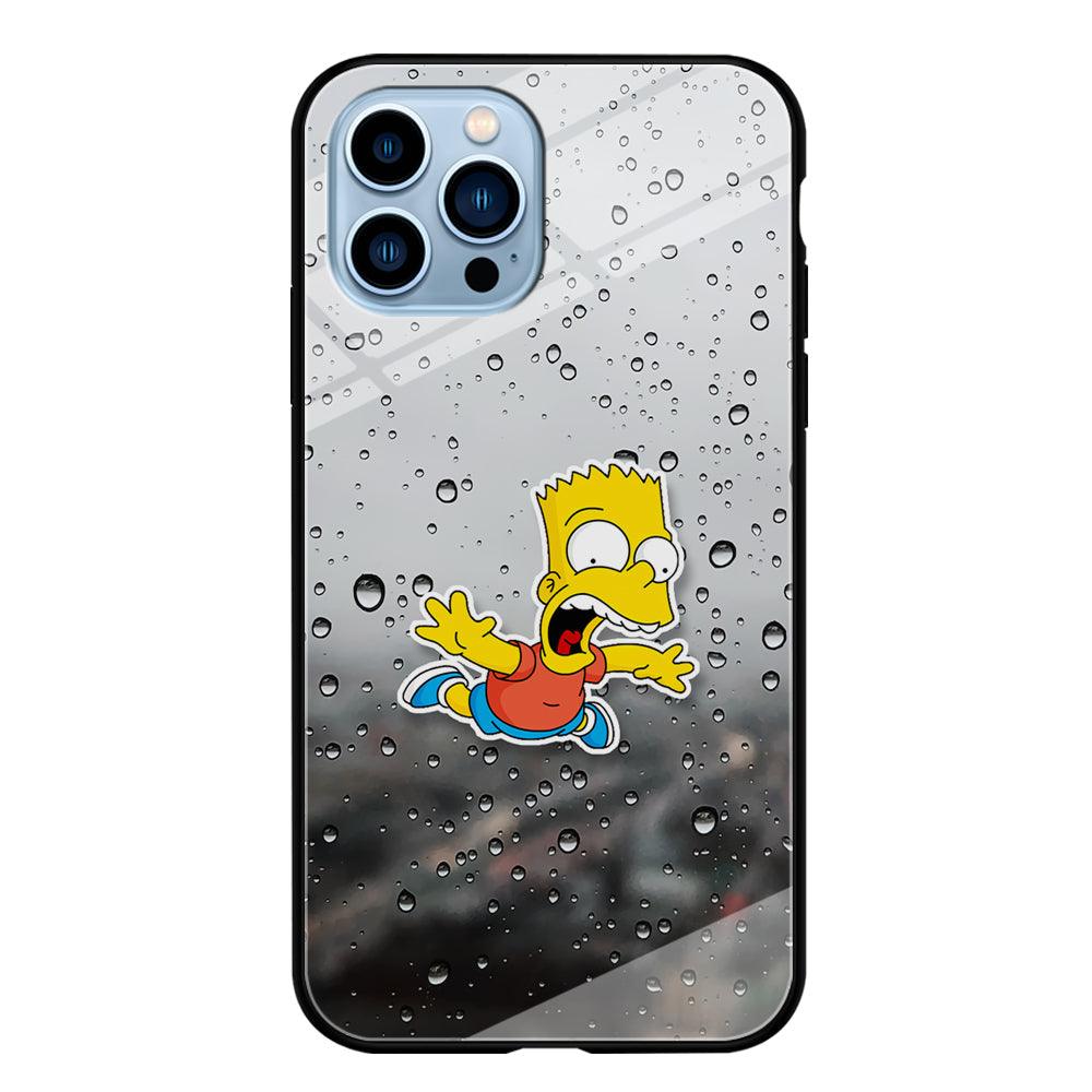 Bart Sticker Fall Scene iPhone 15 Pro Max Case-Oxvistore