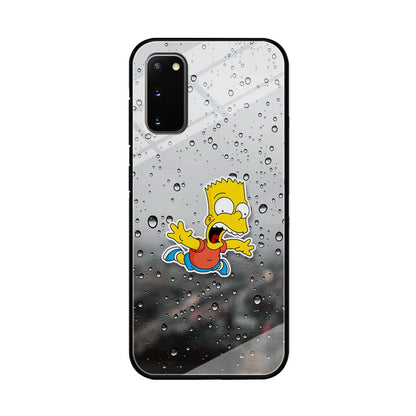 Bart Sticker Fall Scene Samsung Galaxy S20 Case-Oxvistore