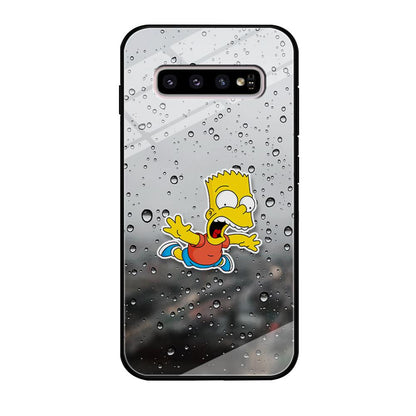 Bart Sticker Fall Scene Samsung Galaxy S10 Plus Case-Oxvistore