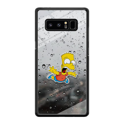 Bart Sticker Fall Scene Samsung Galaxy Note 8 Case-Oxvistore