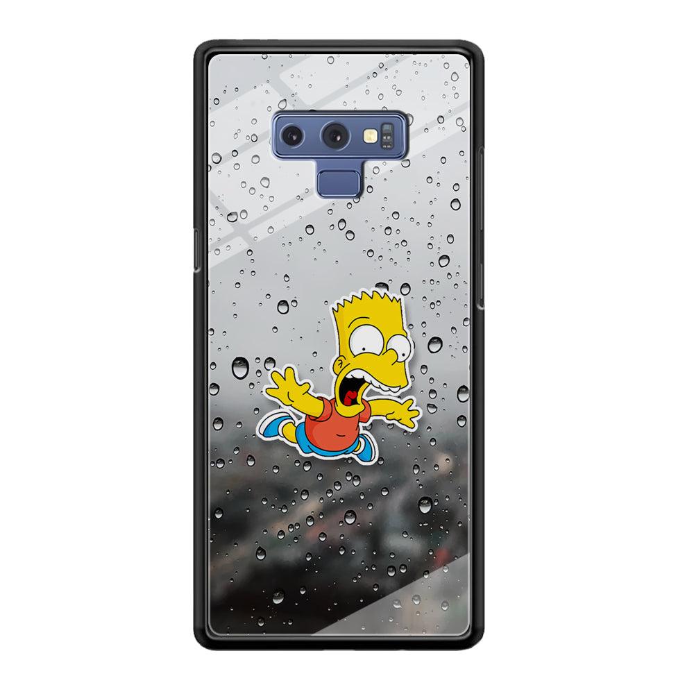 Bart Sticker Fall Scene Samsung Galaxy Note 9 Case-Oxvistore