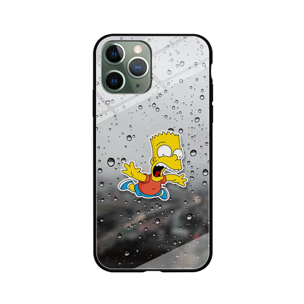 Bart Sticker Fall Scene iPhone 11 Pro Case-Oxvistore