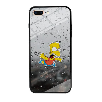 Bart Sticker Fall Scene iPhone 8 Plus Case-Oxvistore