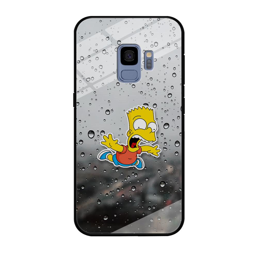 Bart Sticker Fall Scene Samsung Galaxy S9 Case-Oxvistore