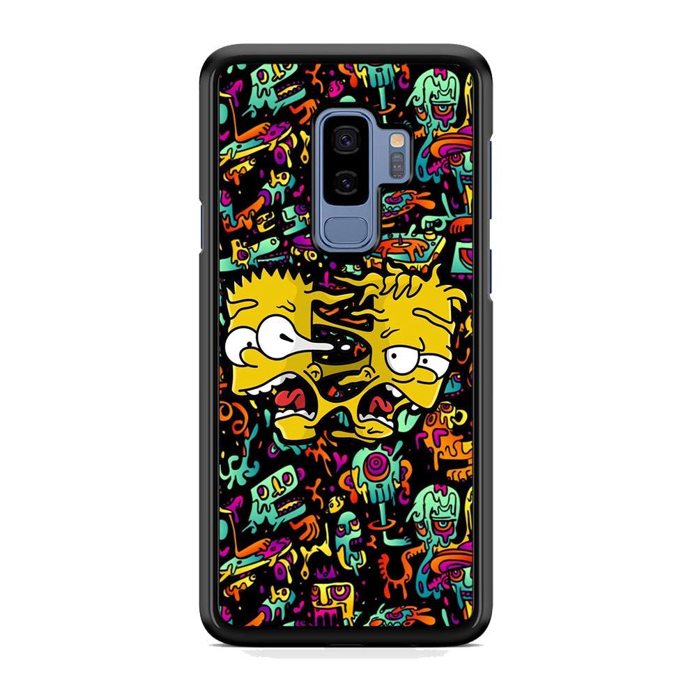 Bart Clone in Magic Doodle Samsung Galaxy S9 Plus Case-Rubber Black (2D Case)-Oxvistore