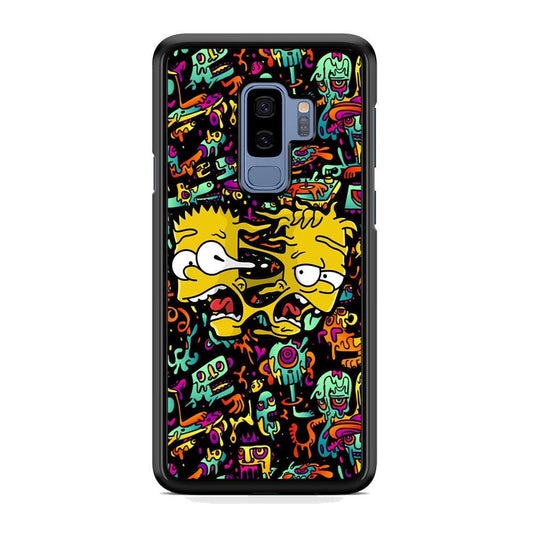 Bart Clone in Magic Doodle Samsung Galaxy S9 Plus Case-Rubber Black (2D Case)-Oxvistore