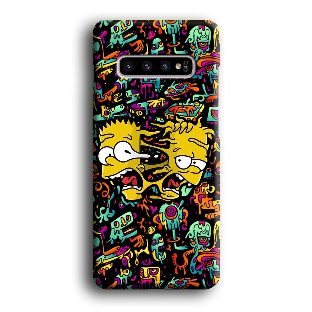 Bart Clone in Magic Doodle Samsung Galaxy S10 Plus Case-Oxvistore