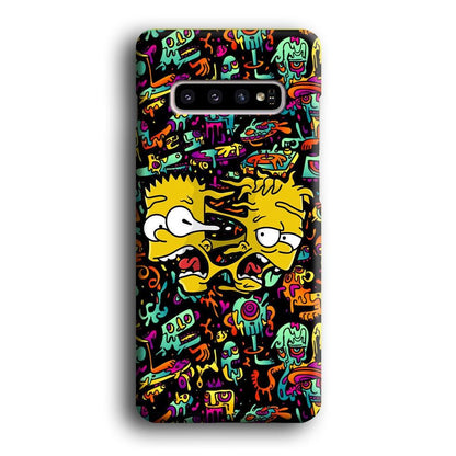 Bart Clone in Magic Doodle Samsung Galaxy S10 Plus Case-Oxvistore