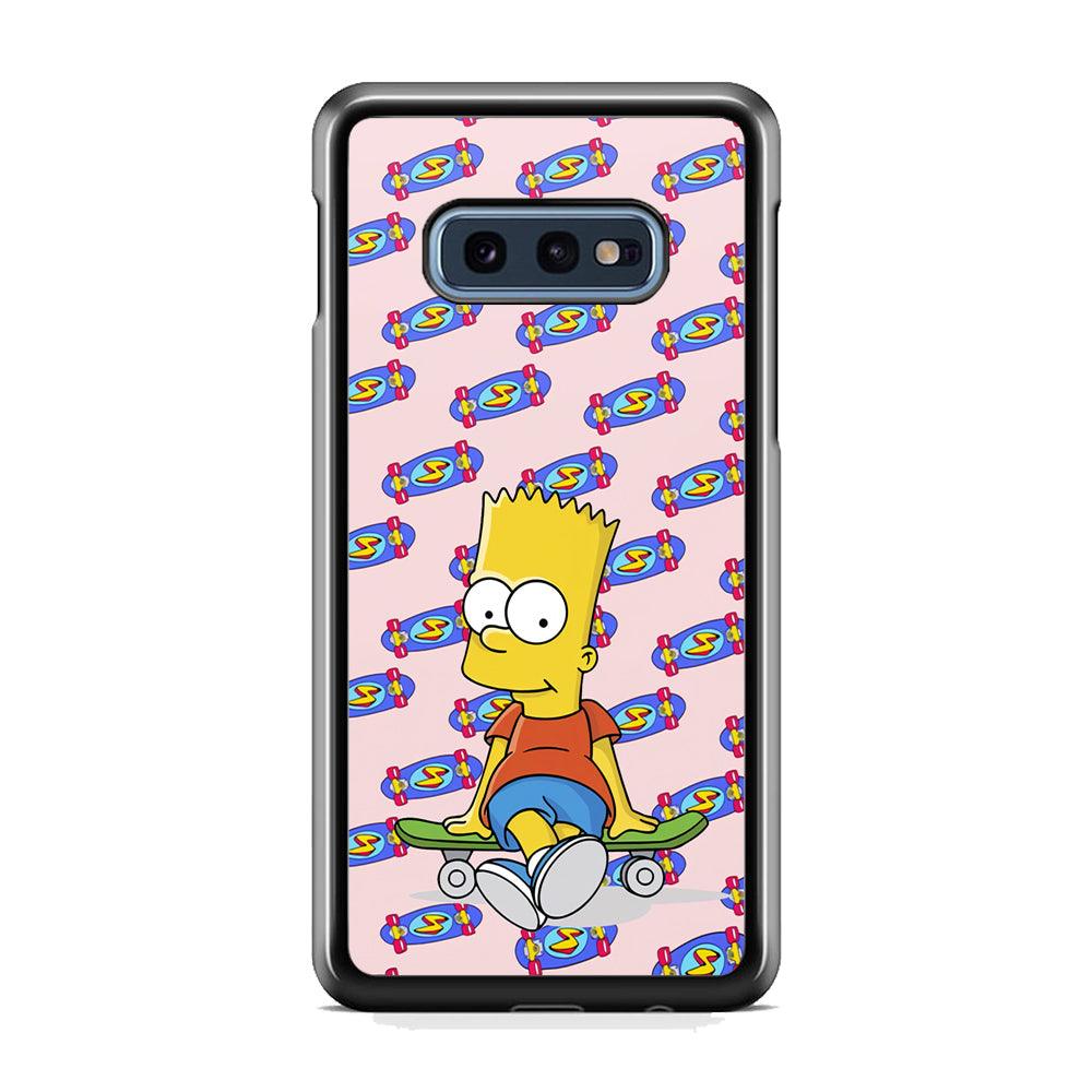 Bart Skateboard Pass Samsung Galaxy S10E Case-Oxvistore